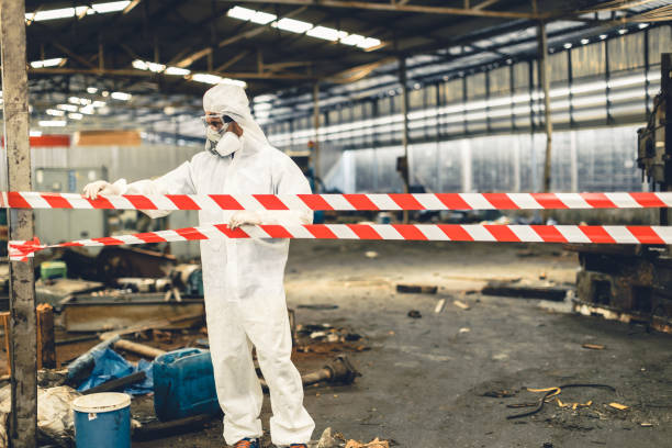 Professional Hoarding Cleanup technician working in Gretna, FL